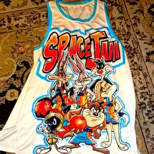 Space Jam basketball jersey tank top Dead Stock Vintage